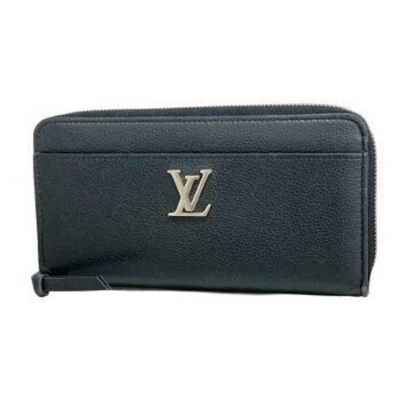 Louis Vuitton Zippy Lock Me Long Wallet Noir Black - Picture 1 of 9